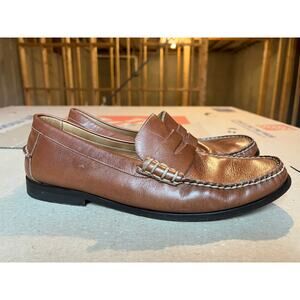 Onward Reserve brown leather penny loafers mens 10M